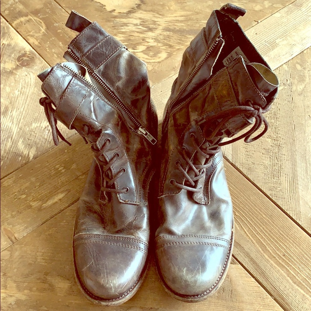 All Saints Distressed Boots